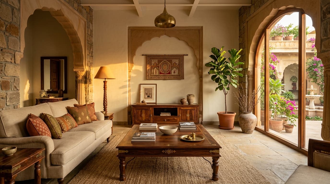 WoodBMine Luxury Living Room Showcase